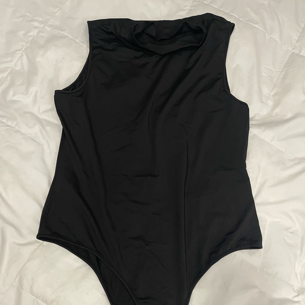 Mockneck bodysuit